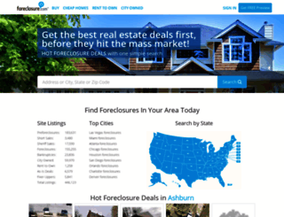 foreclosuresus.foreclosure.com screenshot