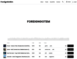 foreignbeats.beatstars.com screenshot