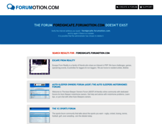 foreigncafe.forumotion.com screenshot