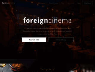 foreigncinema.com screenshot
