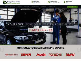 foreignmotorservice.com screenshot