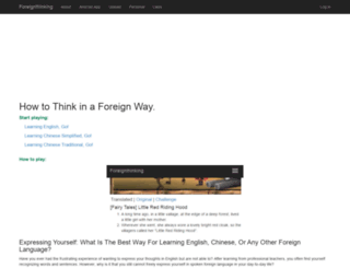 foreignthinking.com screenshot