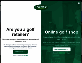 foremostgolf.com screenshot