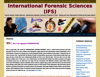 forensic.co.in screenshot