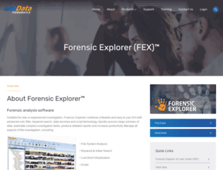 forensicexplorer.com screenshot