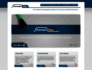 forensicfiler.com screenshot