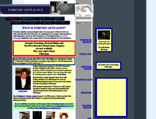forensicgenealogy.info screenshot