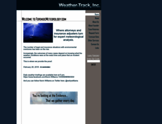 forensicmeteorology.com screenshot