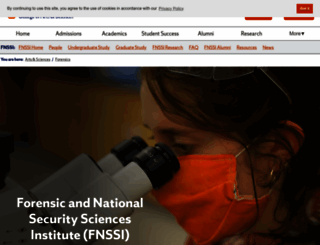 forensics.syr.edu screenshot