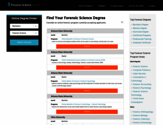 forensicscienceonline.org screenshot
