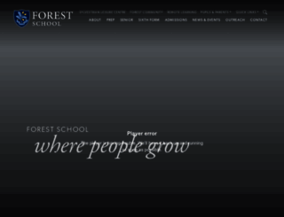 forest.org.uk screenshot