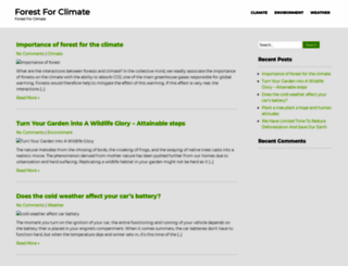 forestclimatecenter.org screenshot