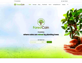 forestcoin.earth screenshot