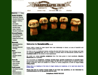 forestcrafts.co.uk screenshot
