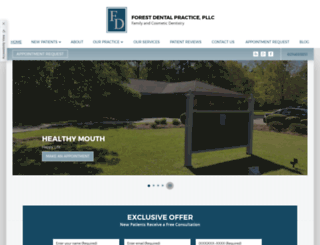 forestdentalpractice.net screenshot