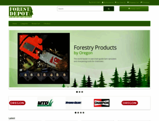 forestdepot.com screenshot