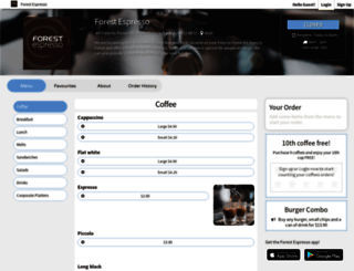 forestespresso.yqme.com.au screenshot