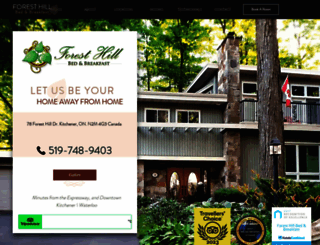foresthillbandb.com screenshot