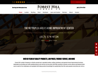 foresthilllumberandhardware.com screenshot