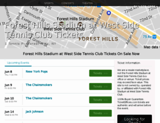 foresthillsstadiumatwestsidetennisclub.ticketoffices.com screenshot