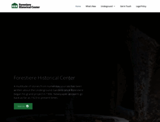 forestiere-historicalcenter.com screenshot