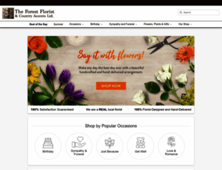 forestontarioflowers.com screenshot