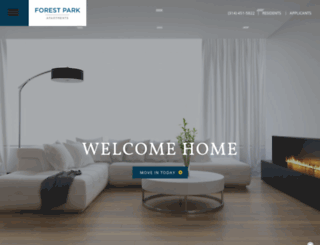 forestparkaptsstl.com screenshot
