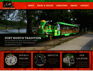 forestparktrains.com screenshot