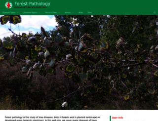 forestpathology.org screenshot