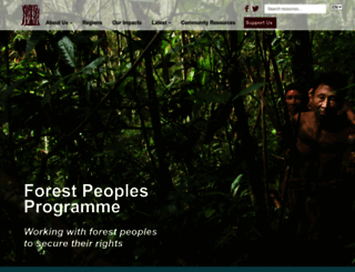 forestpeoples.org screenshot
