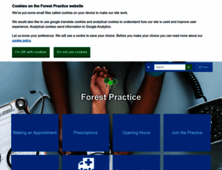 forestpractice.co.uk screenshot