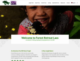 forestretreatlaos.com screenshot