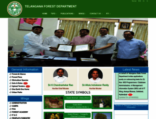 forests.telangana.gov.in screenshot