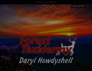 foresttaxidermy.com screenshot