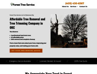 foresttreeservice.net screenshot
