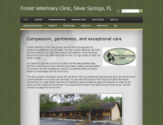 forestveterinaryclinic.com screenshot
