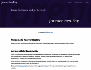 forever-healthy.org screenshot