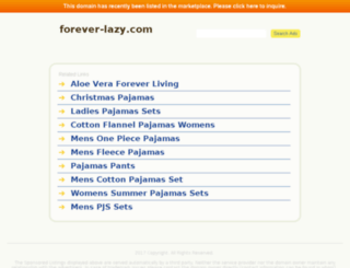 forever-lazy.com screenshot