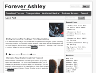 foreverashley.com screenshot