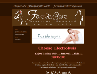 foreverbareelectrolysis.com screenshot