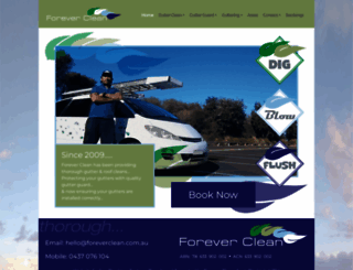 foreverclean.com.au screenshot