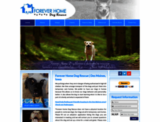 foreverhomedogs.org screenshot