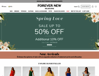 forevernew.co.in screenshot