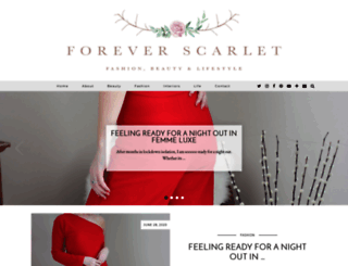 foreverscarlet.com screenshot