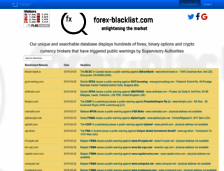 forex-blacklist.com screenshot