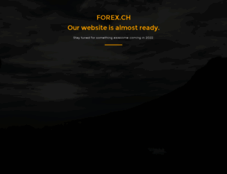 forex.ch screenshot