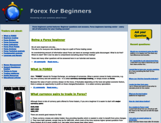 forexbeginners.net screenshot