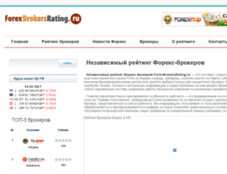 forexbrokersrating.ru screenshot