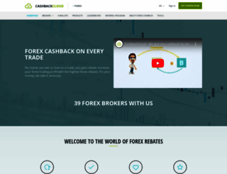 forexcashbackcloud.com screenshot