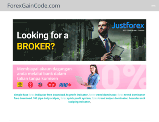 forexgaincode.com screenshot